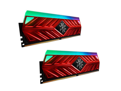 XPG SPECTRIX D41 RGB Gaming Memory: 16GB (2x8GB) DDR4 3200MHz CL16 Red