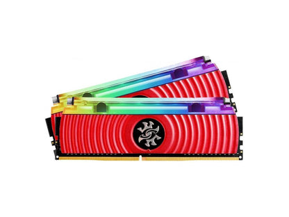 XPG SPECTRIX D80 RGB Desktop Memory: 16GB (2x8GB) DDR4 3200MHz CL16 Red