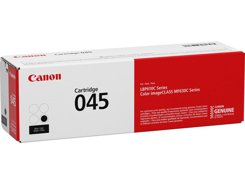 Canon 045 Original Toner Cartridge - Black - Laser - Standard Yield - 1400 Pages - 1 / Pack