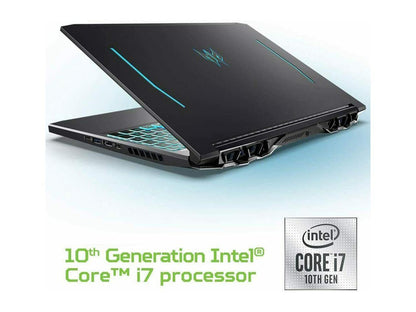 2020 Acer Predator Helios 300 15.6" 144Hz FHD Premium Gaming Laptop, 10th Gen Intel Core i7-10750H, 20GB RAM, 1TB PCIe SSD Boot + 1TB HDD, NVIDIA GeForce RTX 2060, RGB Backlit Keyboard, Windows 10
