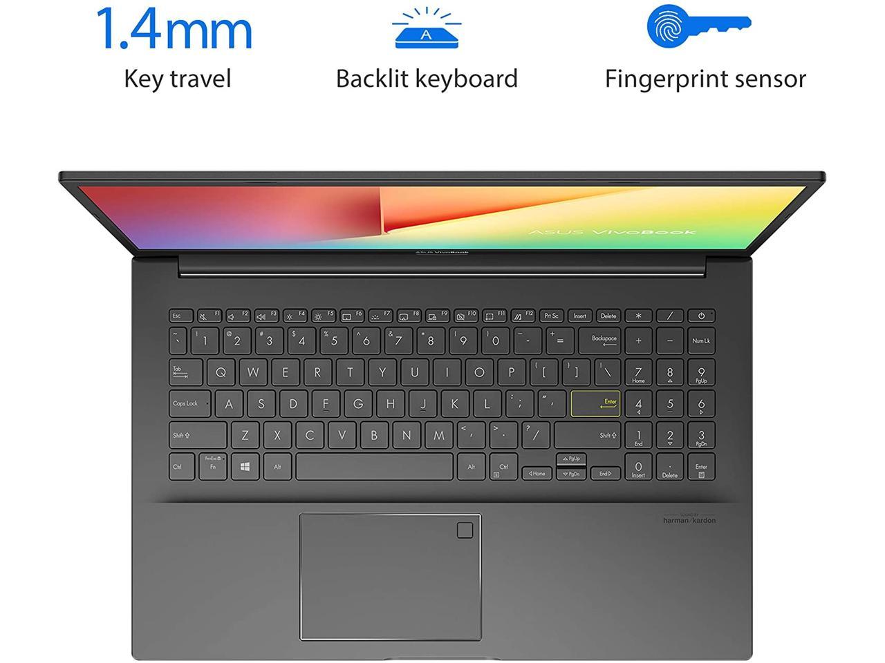 2020 Asus VivoBook 15 S513 15.6" FHD Premium Thin & Light Laptop, AMD 4th Gen Ryzen 7 4700U, 8GB RAM, 1TB PCIe SSD, Backlit Keyboard, Fingerprint Reader, WIFI 6, HDMI, USB-C, Windows 10 Home