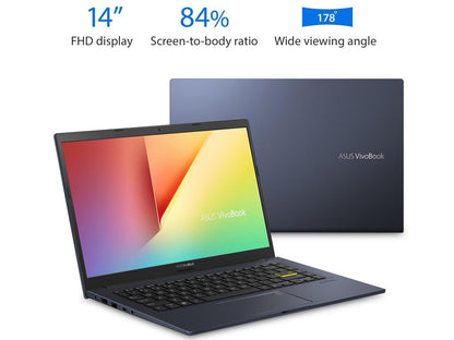 Newest Asus VivoBook 14" FHD Premium Thin & Light Laptop (Google Classroom Compatible), AMD 2nd Gen Ryzen 5 3500U, 8GB RAM, 1TB PCIe SSD, Backlit Keyboard, Fingerprint Reader, Windows 10 Home