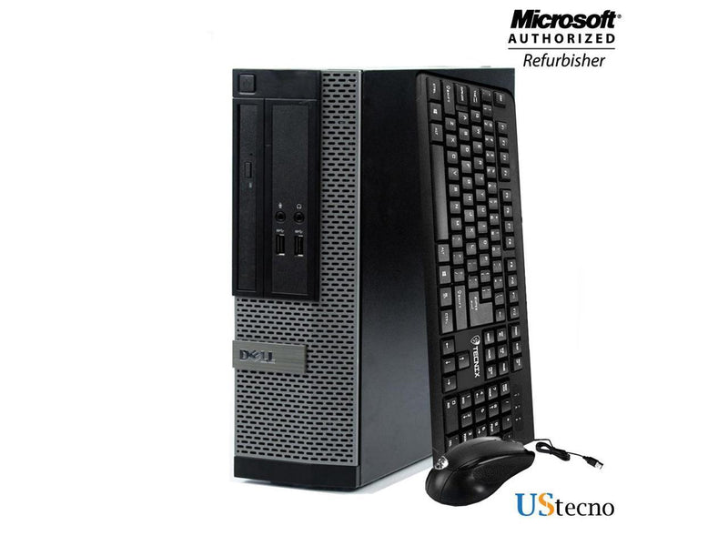 Dell Optiplex 3020 SFF Desktop Computer Intel Core i5 4570 8GB New 240GB SSD DVD Windows 10 Professional with Free Keyboard, Mouse,Power cord,WiFi Adapter