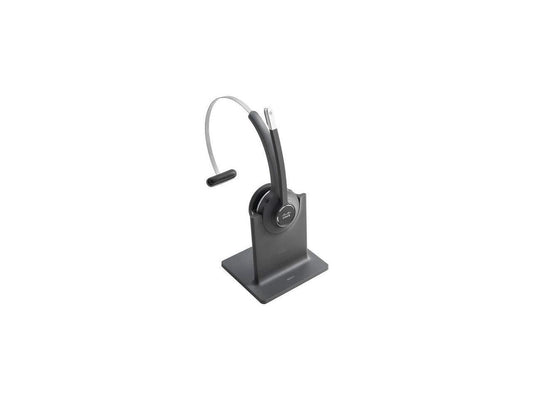 Cisco - CP-HS-WL-561-S-US= - Cisco 561 Headset - Mono - Wireless - DECT 6.0 - 300 ft48 kHz - Over-the-head - Monaural -