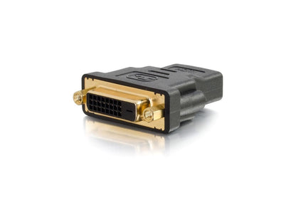C2G 18402 C2G HDMI Female to DVI-D Female Adapter - 1 x HDMI Female Digital Audio/Video - 1 x DVI-D (Dual-Link) Female Digital Video - Black