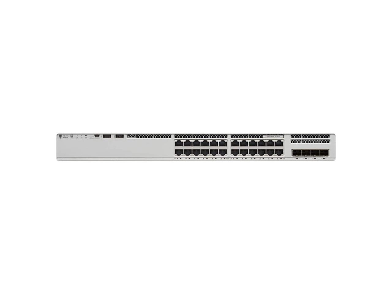 Cisco Catalyst 9200 C9200L-24T-4G Layer 3 Switch - 24 X Gigabit Ethernet Network, 4 X Gigabit Ethernet Uplink - Manageable - Twisted Pair, Optical Fiber - Modular - 3 Layer Supported