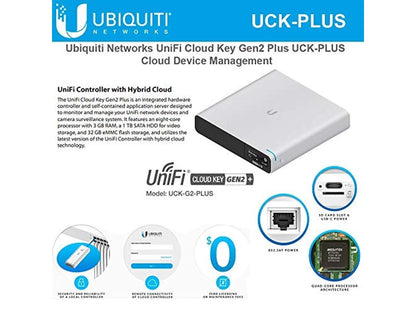 Ubiquiti UniFi Cloud Key Gen2 Plus Single (UCK-G2-PLUS)