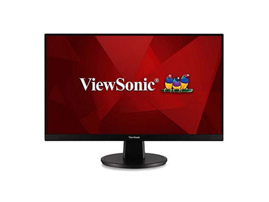ViewSonic VA2447-MH 24 Inch Full HD 1080p Monitor with Ultra-Thin Bezel, Adaptive Sync, 75Hz, Eye Care, and HDMI, VGA Inputs for Home and Office (VA2447-MH)