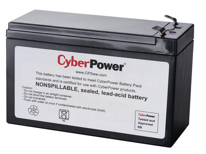 CyberPower RB1290X2 Replacement Battery Cartridge, User Replaceable