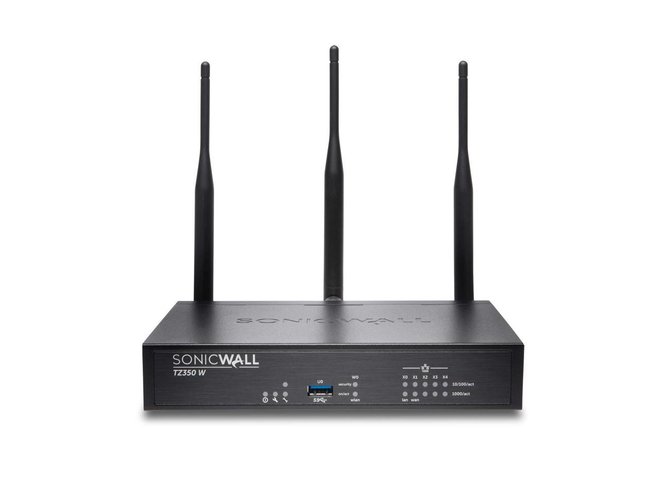 SonicWALL - 02-SSC-1855 - SonicWall TZ350W Network Security/Firewall Appliance - 5 Port - 1000Base-T - Gigabit Ethernet