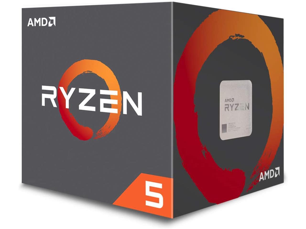 AMD Desktop Ryzen 5 1600 65W AM4 Processor with Wraith Stealth Cooler