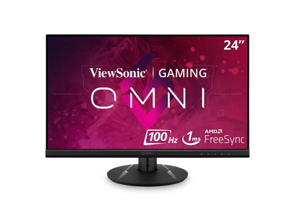 ViewSonic OMNI VX2416 24 Inch 1080p 1ms 100Hz Gaming Monitor with IPS Panel, AMD FreeSync, Eye Care, HDMI and DisplayPort