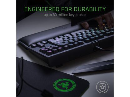 Razer BlackWidow Tournament Chroma V2 Mechanical Gaming Keyboard - Green Switch