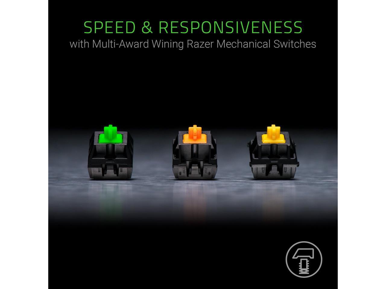 Razer BlackWidow Tournament Chroma V2 Mechanical Gaming Keyboard - Green Switch