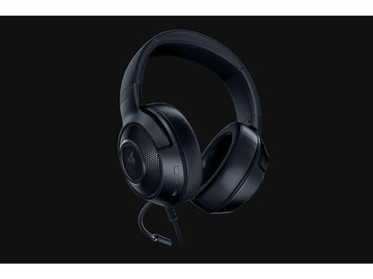 Razer Kraken X Gaming Headset - 7.1 Surround Sound - Ultra-light - Classic Black