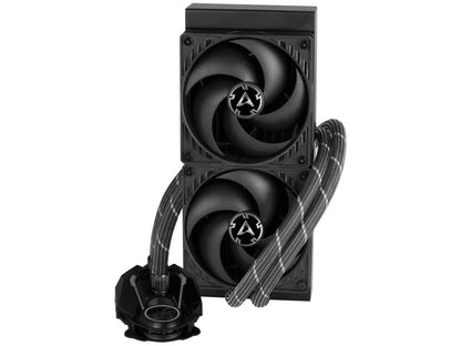 ARCTIC Liquid Freezer II 240 - Multi Compatible All-in-One CPU AIO Water Cooler, Compatible with Intel & AMD, Efficient PWM Controlled Pump, Fan Speed: 200-1800 RPM (Controlled via PWM) - Black