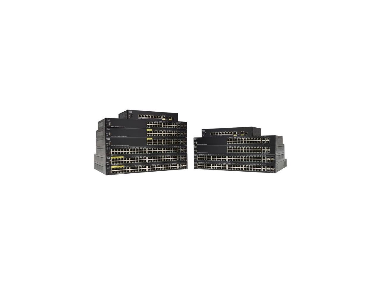 Cisco - SF350-08-K9-NA - Cisco SF350-08 8-Port 10 100 Managed Switch - 8 Ports - Manageable - 3 Layer Supported -