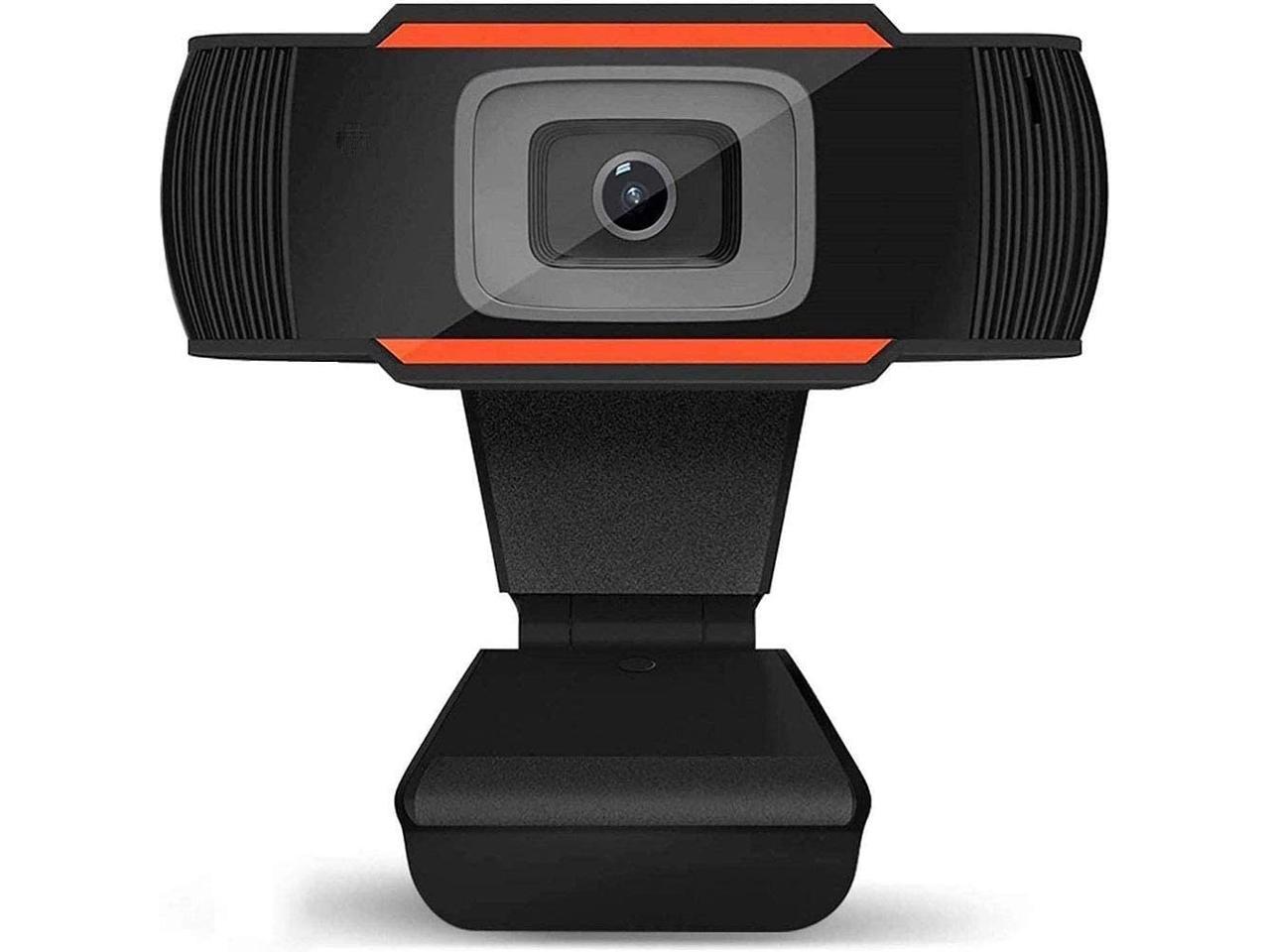 Professional Webcam,Webcam with Microphone for Desktop, HD Streaming USB Computer PC Camera with Auto Light Correction for Video Calling and Recording