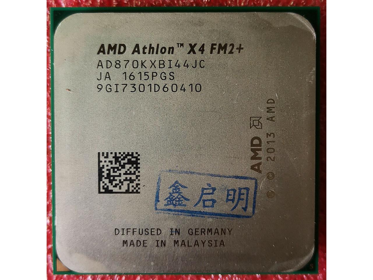 AMD Athlon X4 870k with AMD quiet cooler Quad-Core Socket FM2+ 95W AD870KXBJCSBX Desktop Processor