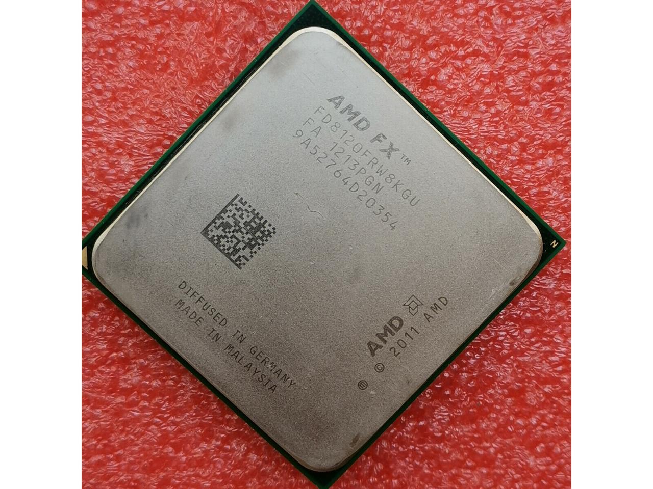 AMD FX-8120 Zambezi 8-Core 3.1 GHz Socket AM3+ 125W FD8120FRGUBOX Desktop Processor