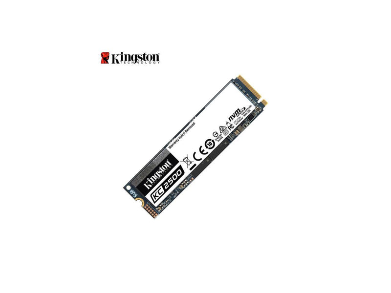 Kingston KC2500 M.2 2280 1TB NVMe PCIe Gen 3.0 x4 96-layer 3D TLC Internal Solid State Drive (SSD) SKC2500M8/1000G