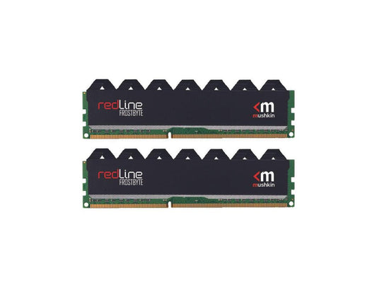 Mushkin REDLINE - DDR3 UDIMM - 240-pin Desktop Ram - Non-ECC - Dual Channel - FROSTBYTE Heatsink