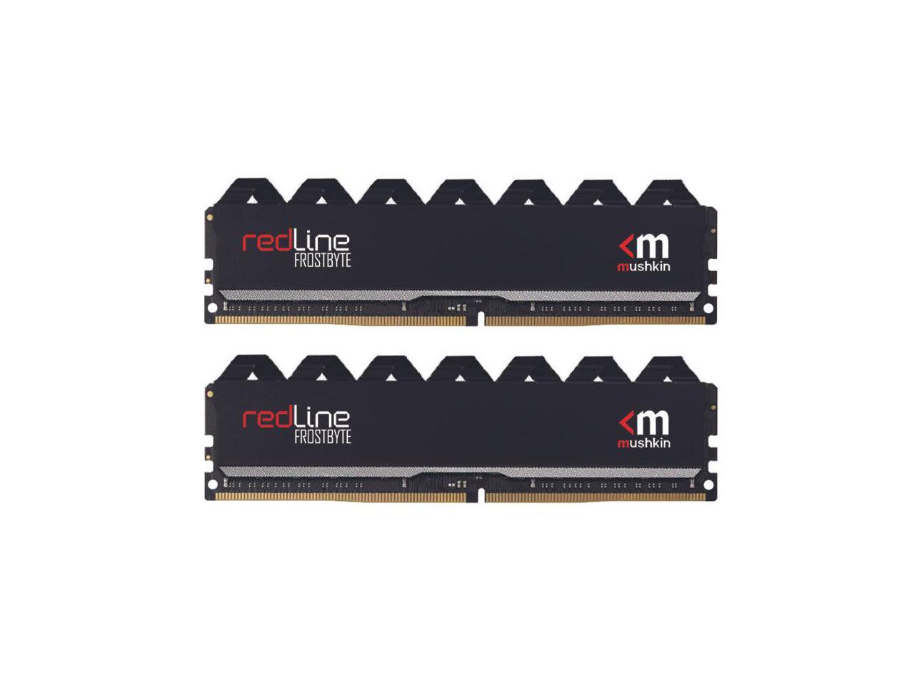 Mushkin 16GB (2X8GB) DDR4 UDIMM PC4-3200 ECC 14-18-18-38 Redline Model MRC4E320EJJP8GX2