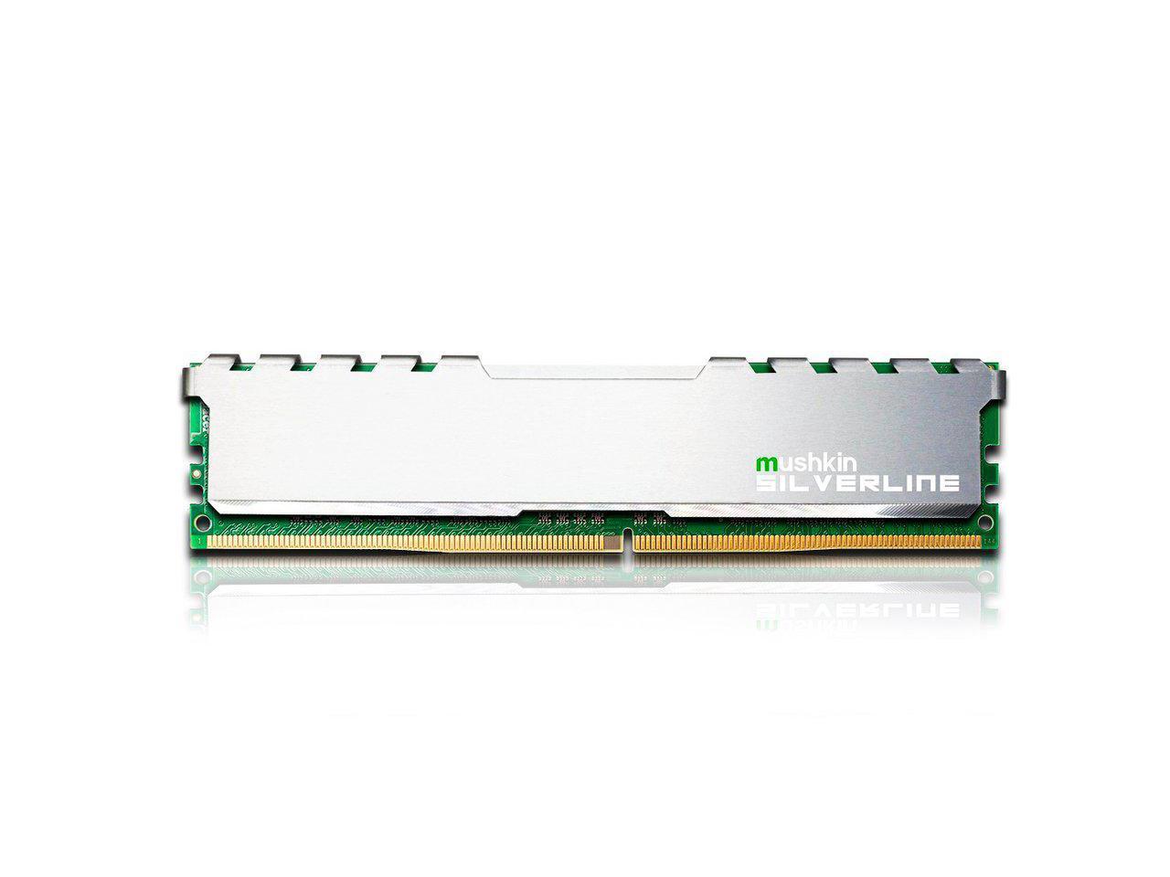 Mushkin 32GB(1X32GB) Silverline DDR4 UDIMM PC4-2666 19-19-19-43 Desktop Memory Model MSL4U266KF32G