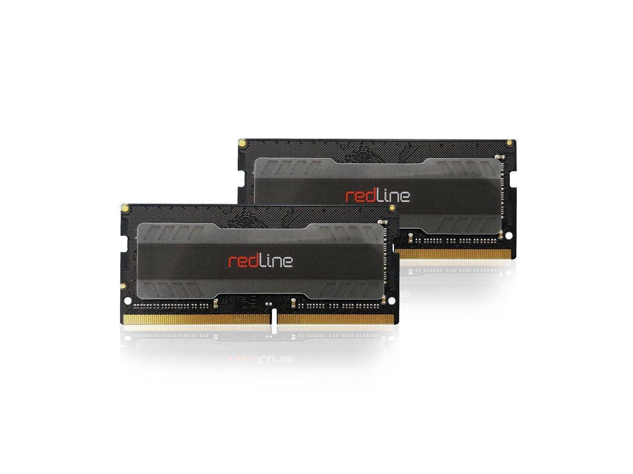 Mushkin 64GB(2X32GB) Redline SODIMM DDR4 PC4-23400 2933 17-19-19-39 Laptop Memory Model MRA4S293HKKF32GX2