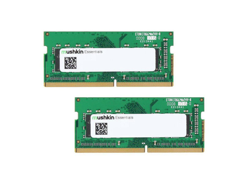 Mushkin 8GB (4GB x 2) Essentials 260-Pin DDR4 SO-DIMM DDR4 2666MHz Laptop Memory Model MES4S266KF4GX2