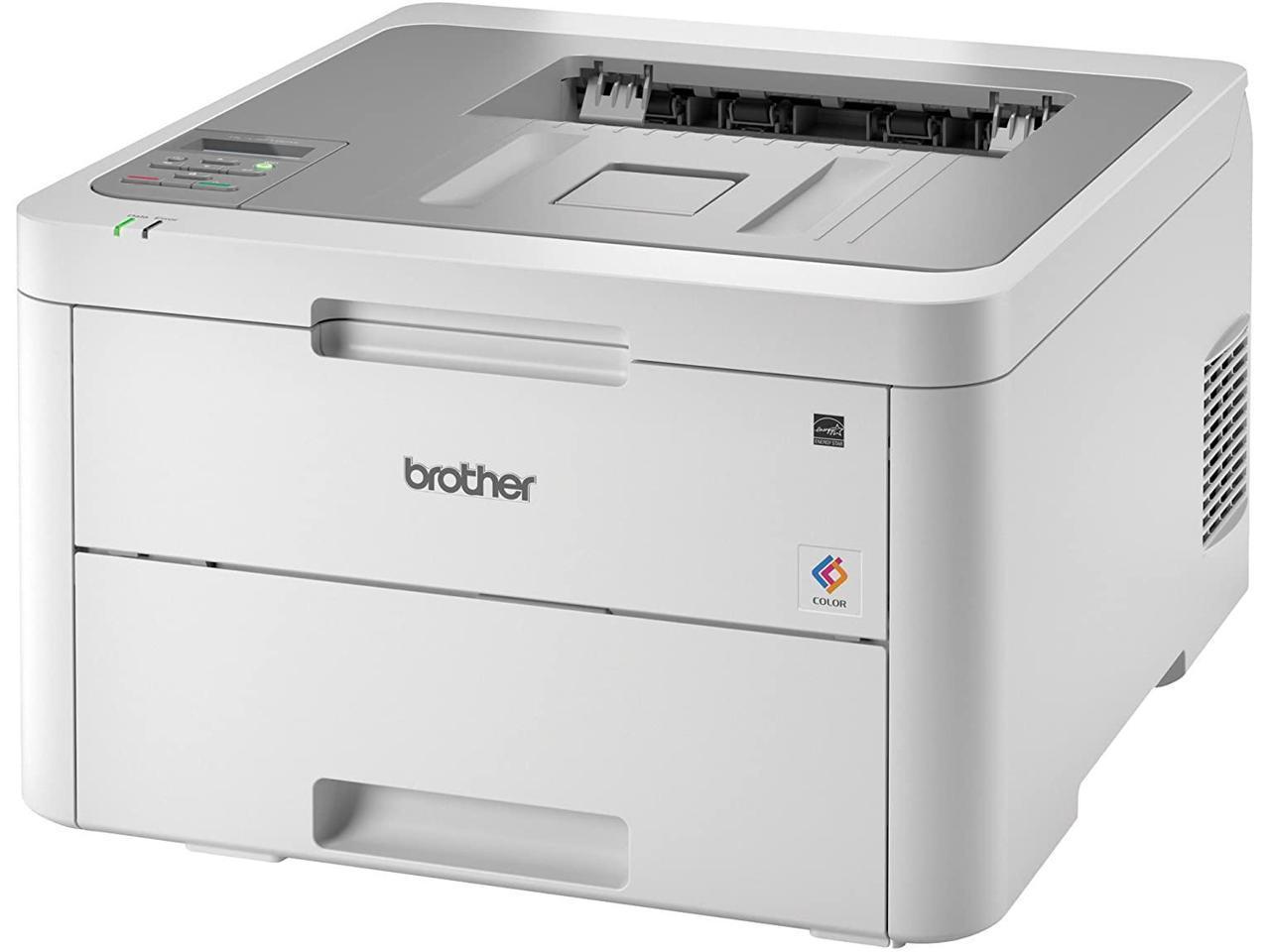 Brother HL-L3210CW Compact Digital Color Printer Providing Laser Printer Quality Results with Wireless, JAWFOAL Printer Cable