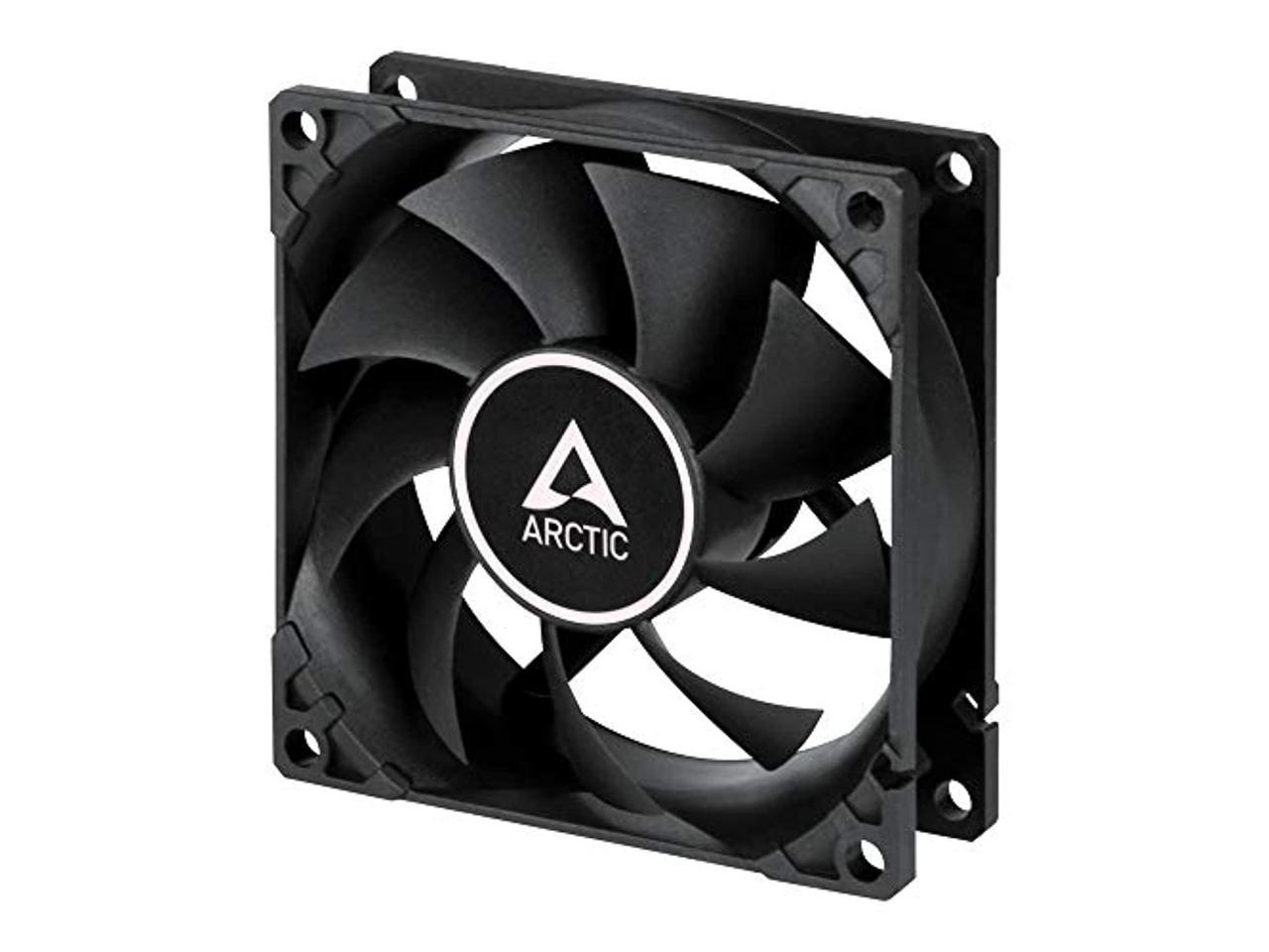 arctic f8 silent - 80 mm case fan, very quiet motor, computer, almost inaudible, push- or pull configuration, fan speed: 1200 rpm - black