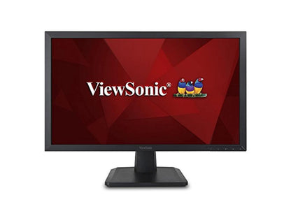 viewsonic va2452sm 24" 1080p led monitor displayport, dvi, vga (renewed)