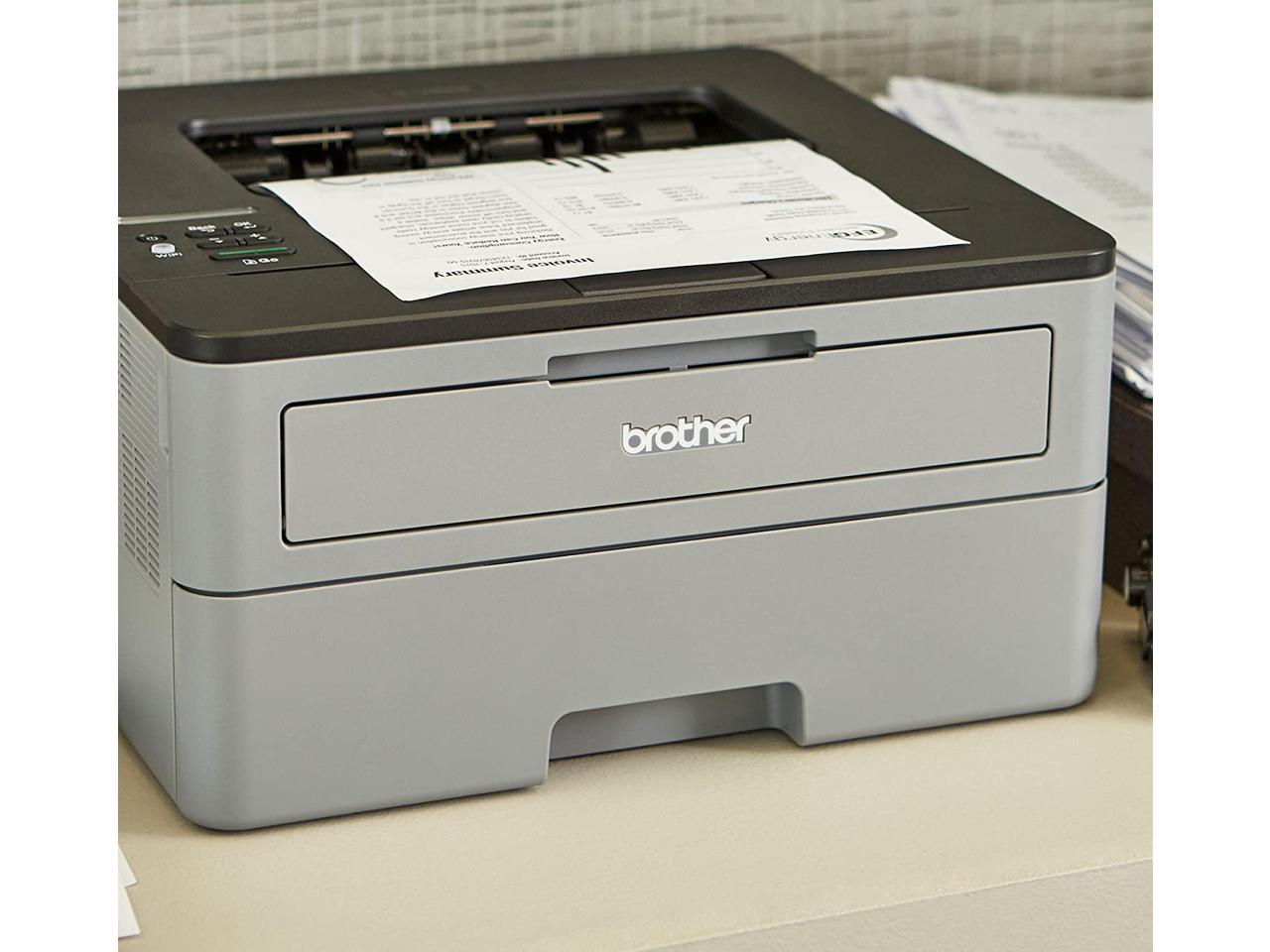Brother Compact Monochrome Laser Printer, HL-L2350DW, Wireless Printing, Duplex Two-Sided Printing, Amazon Dash Replenishment Ready