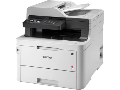 Brother MFC-L3770CDW Compact Wireless Digital Color All-in-One Printer with NFC, 3.7 Color Touchscreen, Automatic Document Feeder, Wireless and Duplex Printing and Scanning