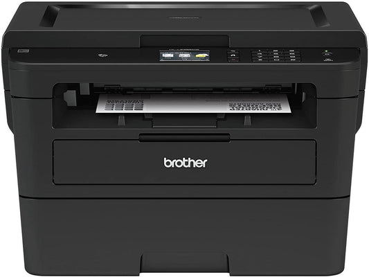 Brother Compact Monochrome Laser Printer, HLL2395DW, Flatbed Copy & Scan, Wireless Printing, NFC, Cloud-Based Printing & Scanning