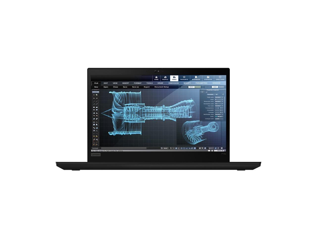 Lenovo ThinkPad P14S 14" FHD Laptop i7-10510U 16GB 512GB SSD Windows 10 Pro