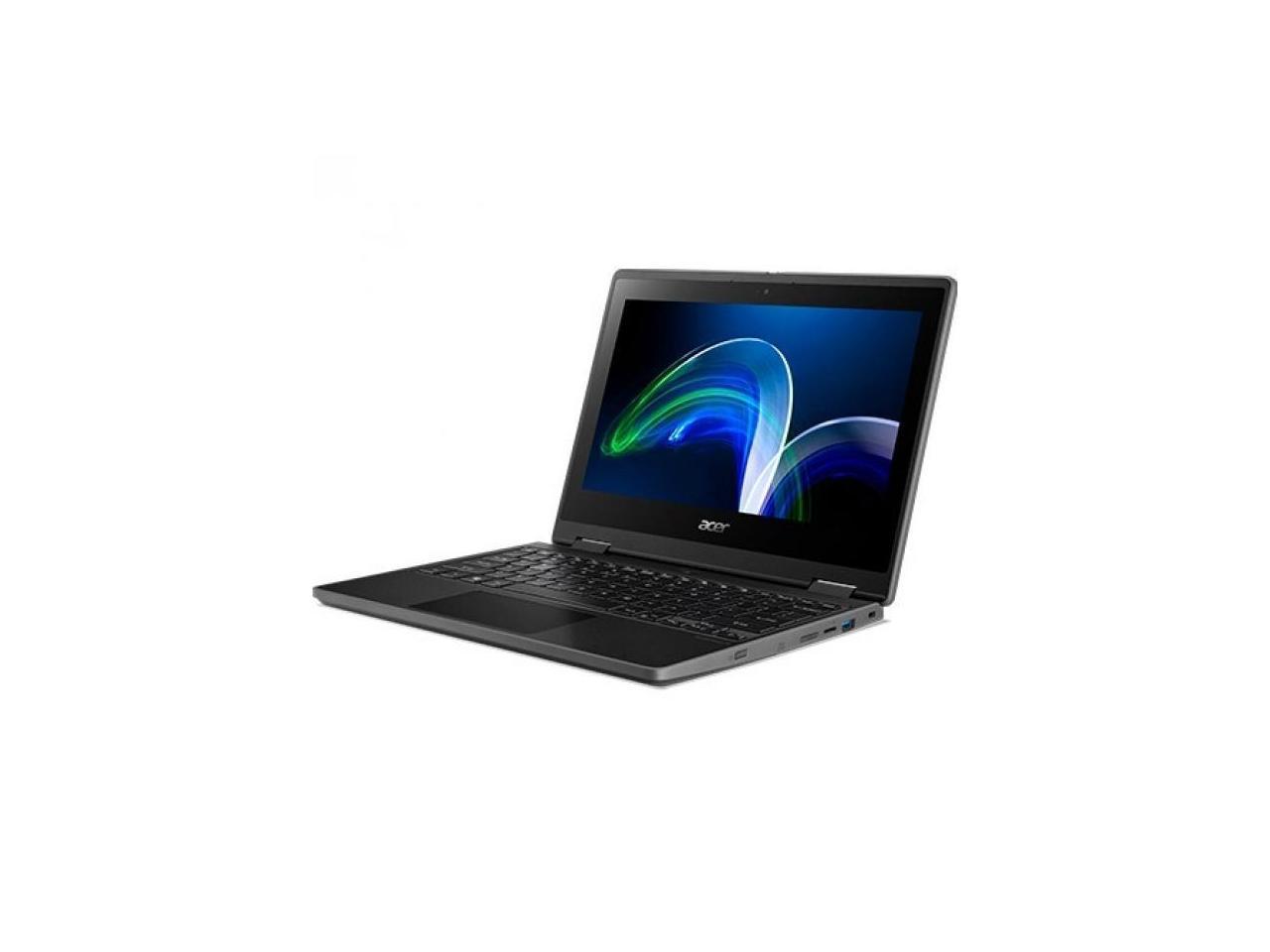 Acer TravelMate Spin B3 B311RN-32 TMB311RN-32-C6ZX 11.6" Touchscreen Convertible 2 in 1 Notebook - HD - 1366 x 768 - Intel Celeron N5100 Quad-core (4 Core) 1.10 GHz - 4 GB RAM - 128 GB Flash Memo