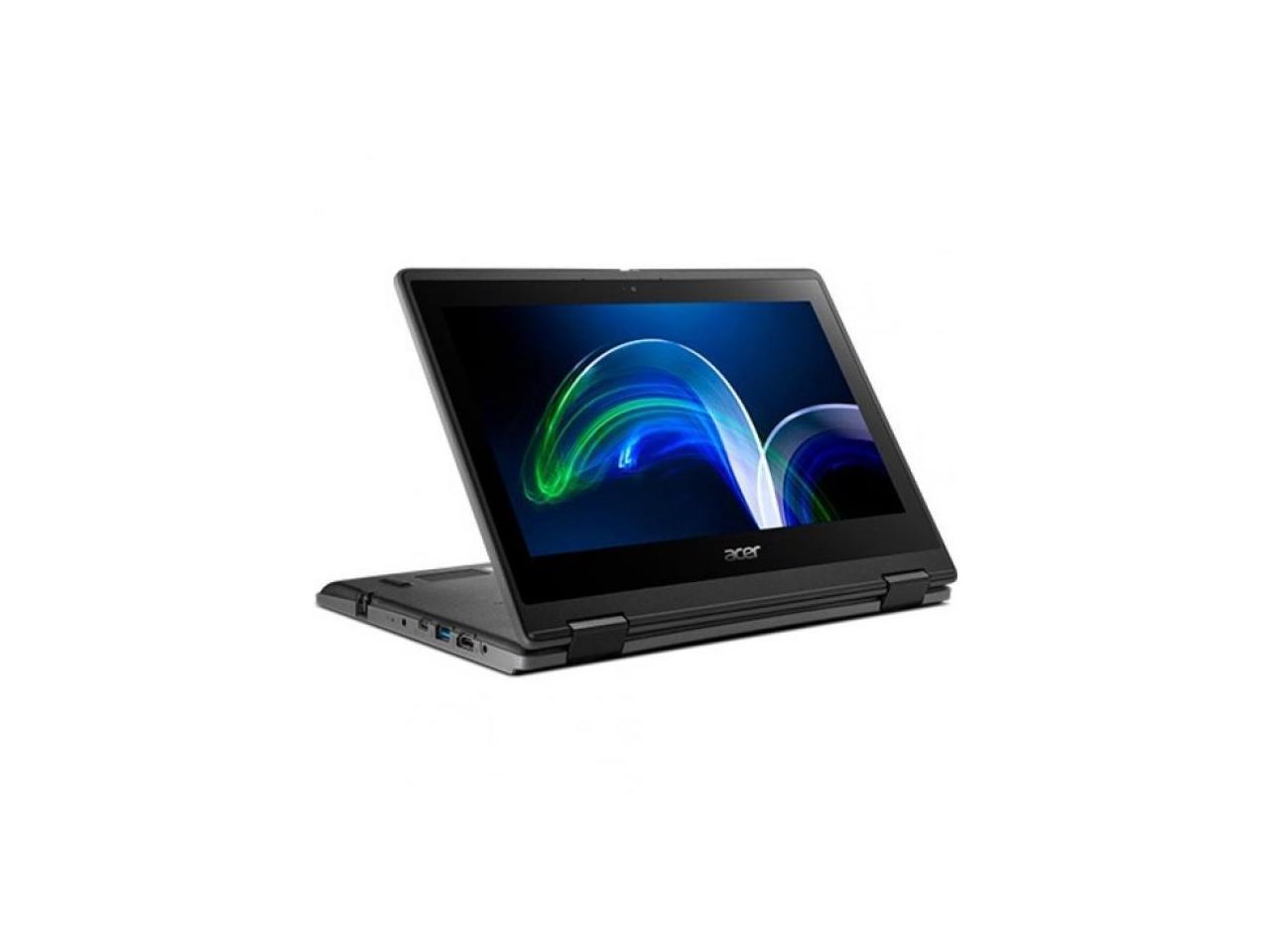 Acer TravelMate Spin B3 B311RN-32 TMB311RN-32-C6ZX 11.6" Touchscreen Convertible 2 in 1 Notebook - HD - 1366 x 768 - Intel Celeron N5100 Quad-core (4 Core) 1.10 GHz - 4 GB RAM - 128 GB Flash Memo