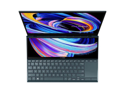 Asus ZenBook Duo 14 UX482 UX482EAR-EH51T 14" Touchscreen Notebook - Full HD - 1920 x 1080 - Intel Core i5 11th Gen i5-1155G7 Quad-core (4 Core) 2.50 GHz - 8 GB Total RAM - 512 GB SSD - Celestial