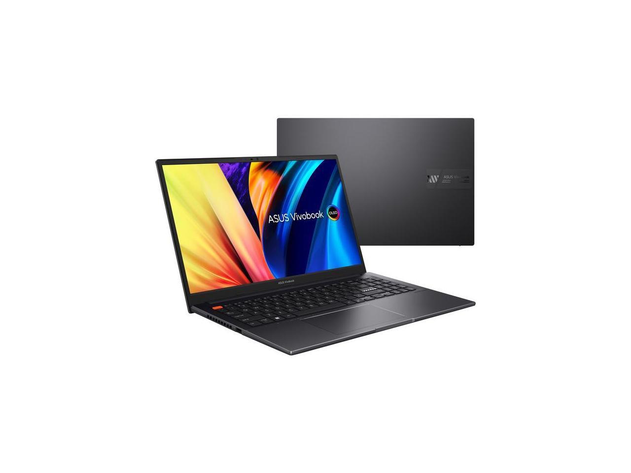 ASUS VivoBook S 15 Slim Laptop, 15.6" FHD Display, AMD Ryzen 5 5600H CPU, AMD Radeon Graphics, 8GB RAM, 512GB SSD, Windows 11 Home, Fingerprint Reader, Indie Black, S3502QA-DS51