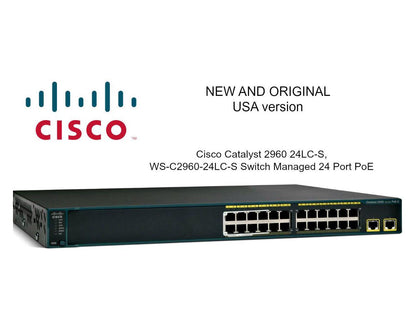 Cisco WS-C2960-24LC-S Catalyst 2960 24 10/100 - 8 PoE