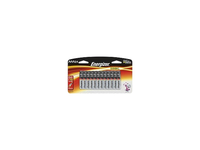 ENERGIZER Max 1.5V AAA Alkaline Battery, 24-pack