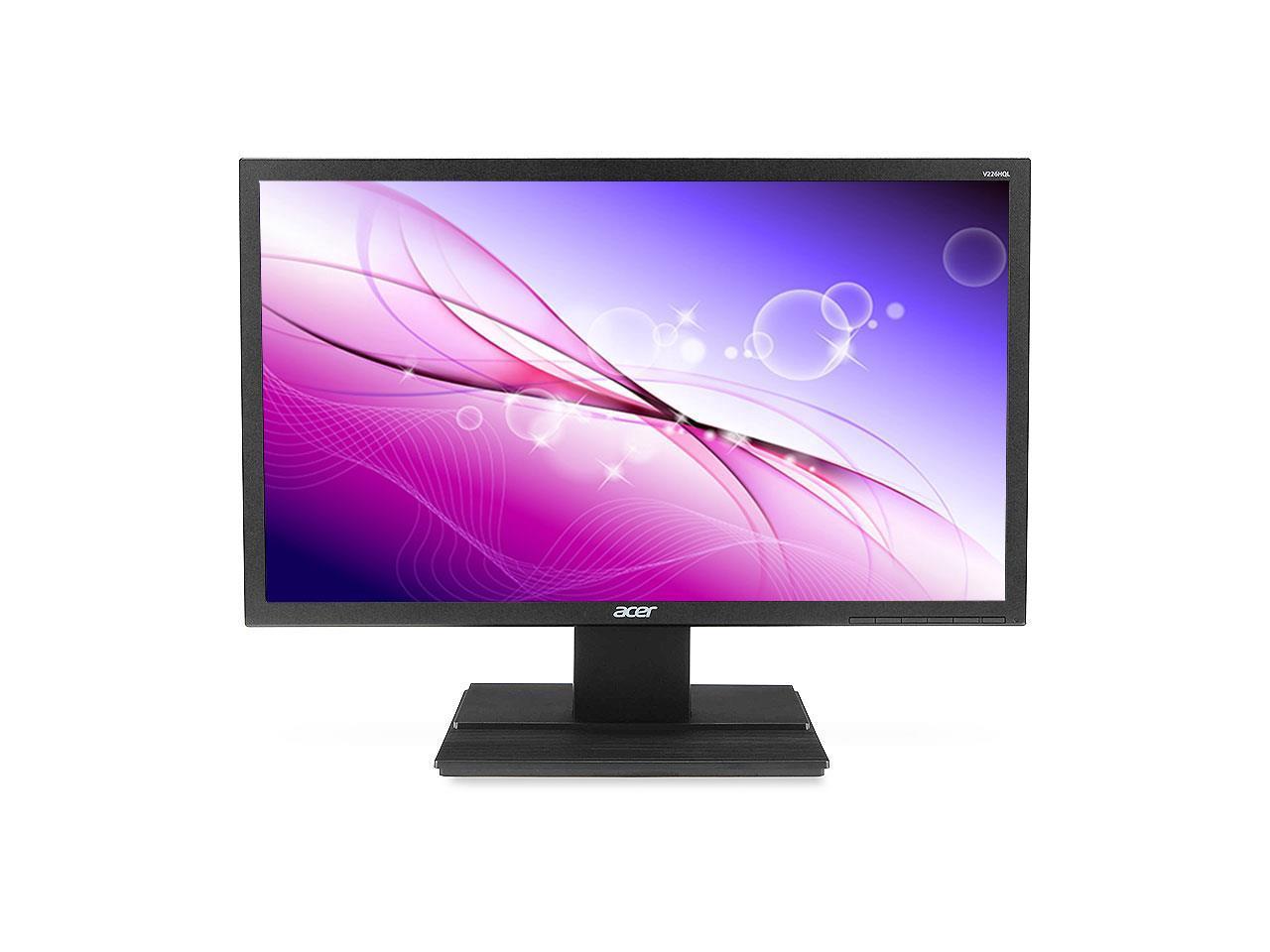 ACER V246HL 1920 x 1080 Resolution 24" WideScreen LCD Flat Panel Computer Monitor Display