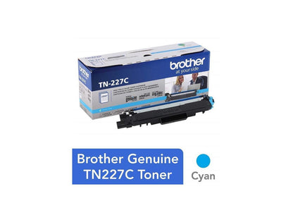 Brother TN227C High Yield Toner Cartridge - Cyan