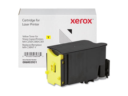 Xerox 006R03931 Compatible Toner Cartridge Replaces Sharp MXC30NTY Yellow