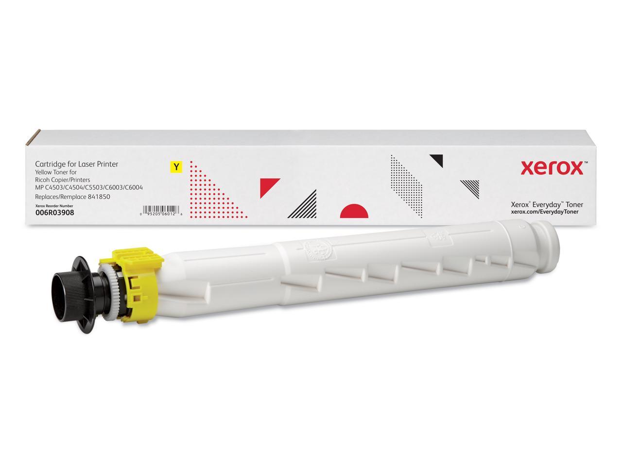 Xerox 006R03908 Compatible Toner Cartridge Replaces Ricoh 841850 Yellow