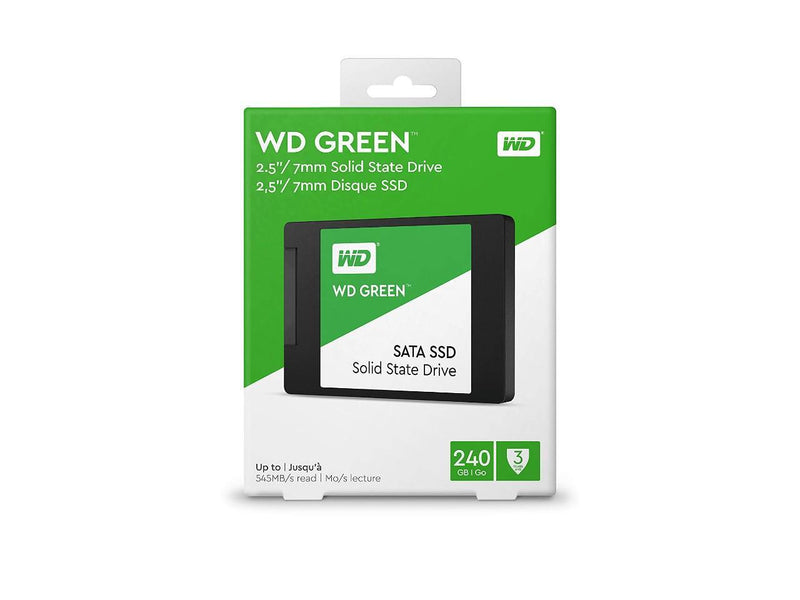 WD Green 2.5" 240GB SATA III Internal Solid State Drive (SSD) WDS240G1G0A