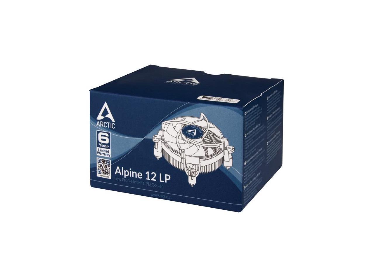 Arctic ACALP00029A Alpine 12 LP - Low Profile Intel CPU Cooler