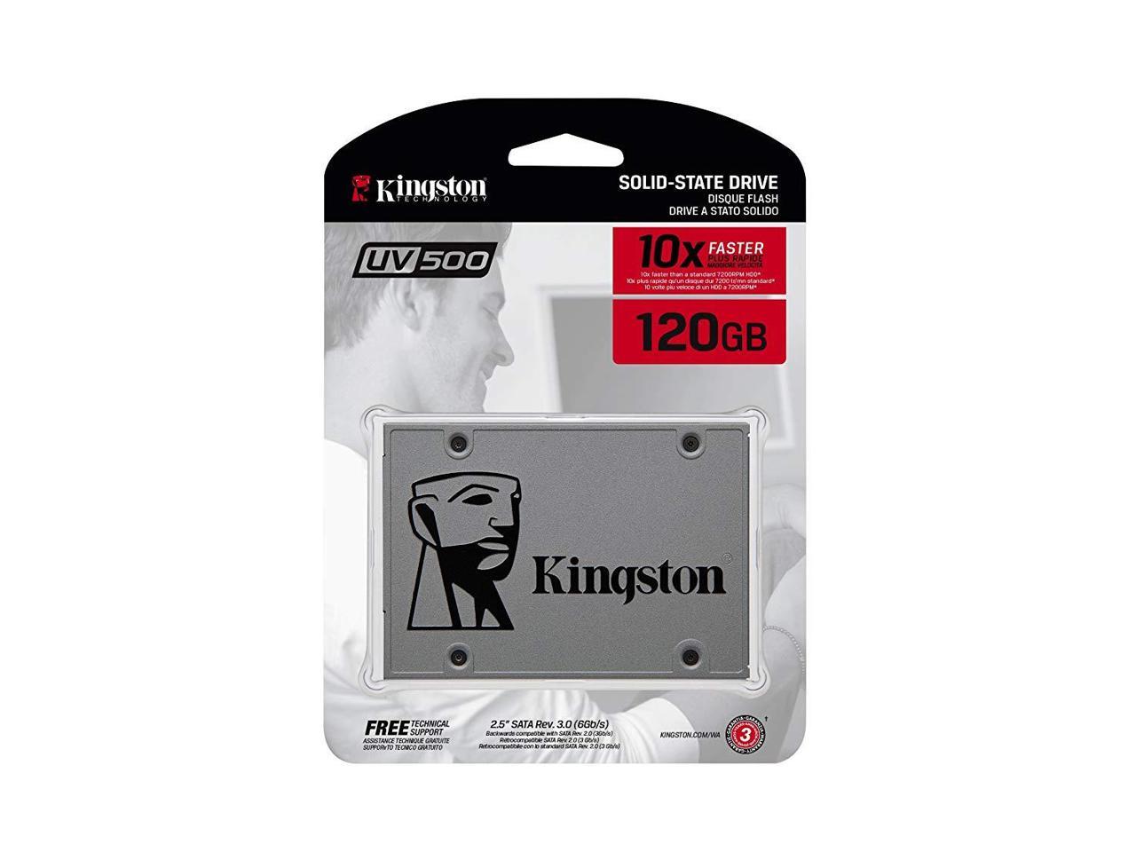 Kingston UV500 120GB 2.5" 3D NAND SATA Internal Solid State Drive